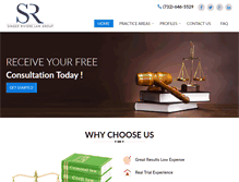 Tablet Screenshot of lawofficespjr.com
